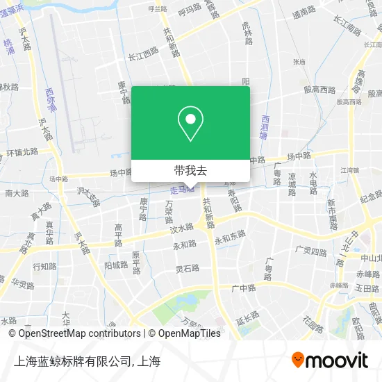 上海蓝鲸标牌有限公司地图