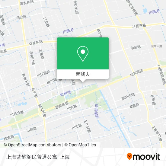 上海蓝鲸阁民普通公寓地图