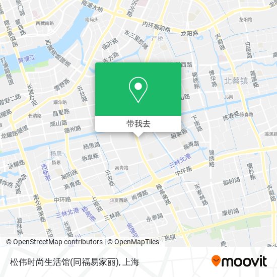 松伟时尚生活馆(同福易家丽)地图