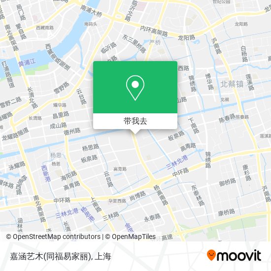 嘉涵艺木(同福易家丽)地图