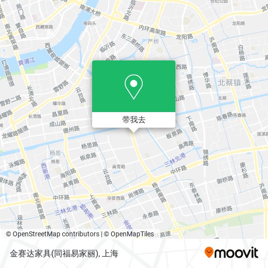 金赛达家具(同福易家丽)地图
