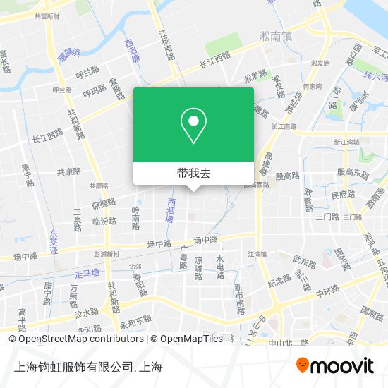 上海钧虹服饰有限公司地图