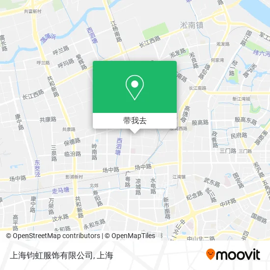 上海钧虹服饰有限公司地图