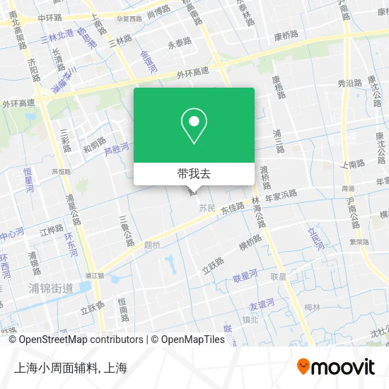 上海小周面辅料地图