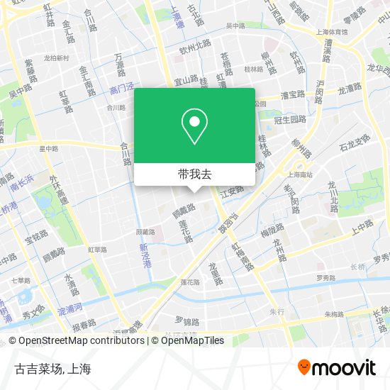 古吉菜场地图