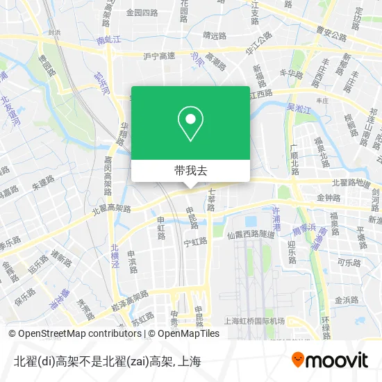 北翟(di)高架不是北翟(zai)高架地图