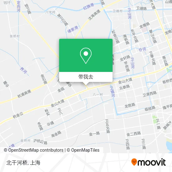 北干河桥地图
