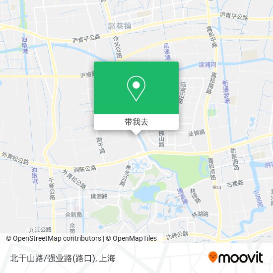 北干山路/强业路(路口)地图