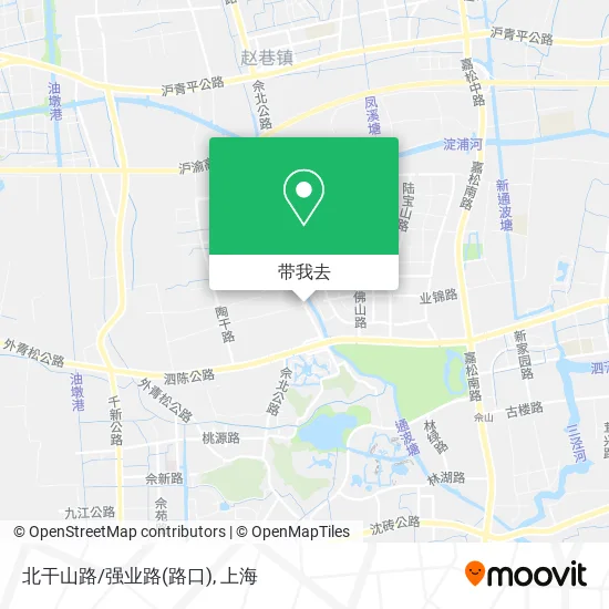 北干山路/强业路(路口)地图