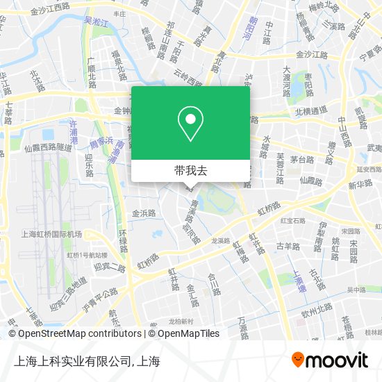 上海上科实业有限公司地图