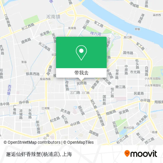 邂逅仙虾香辣蟹(杨浦店)地图