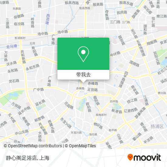 静心阁足浴店地图