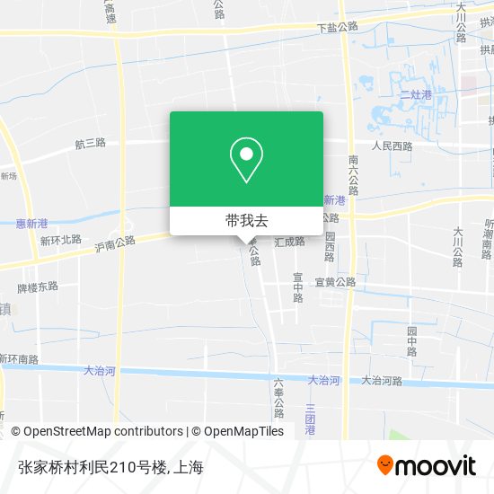 张家桥村利民210号楼地图