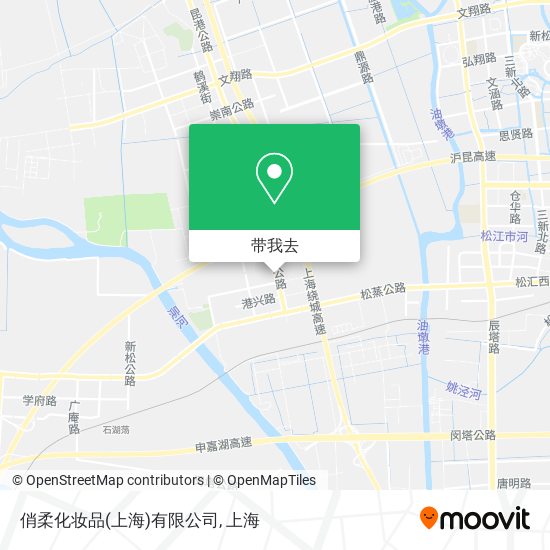 俏柔化妆品(上海)有限公司地图