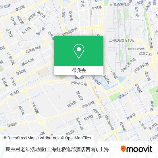民主村老年活动室(上海虹桥逸郡酒店西南)地图