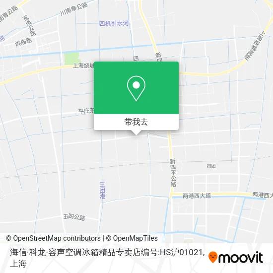 海信·科龙·容声空调冰箱精品专卖店编号:HS沪01021地图