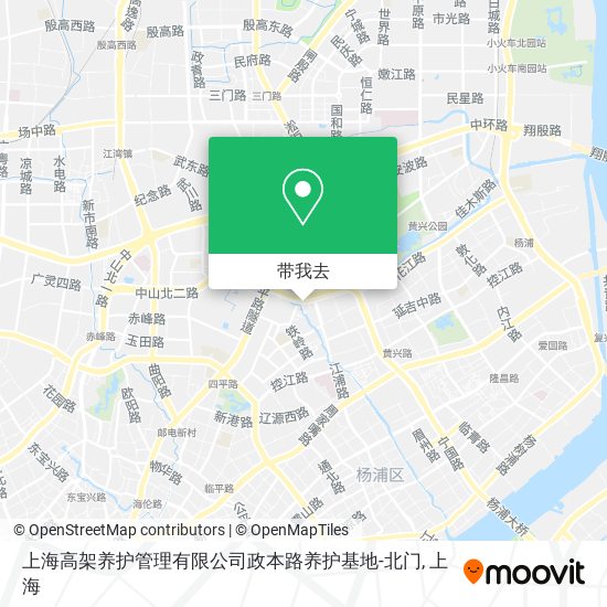上海高架养护管理有限公司政本路养护基地-北门地图
