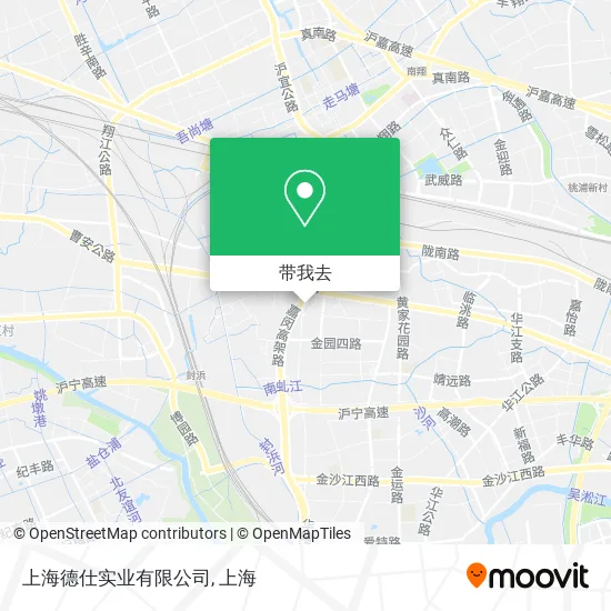 上海德仕实业有限公司地图