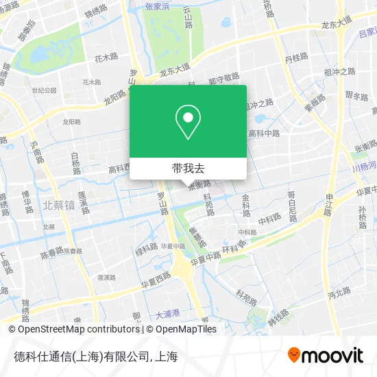 德科仕通信(上海)有限公司地图