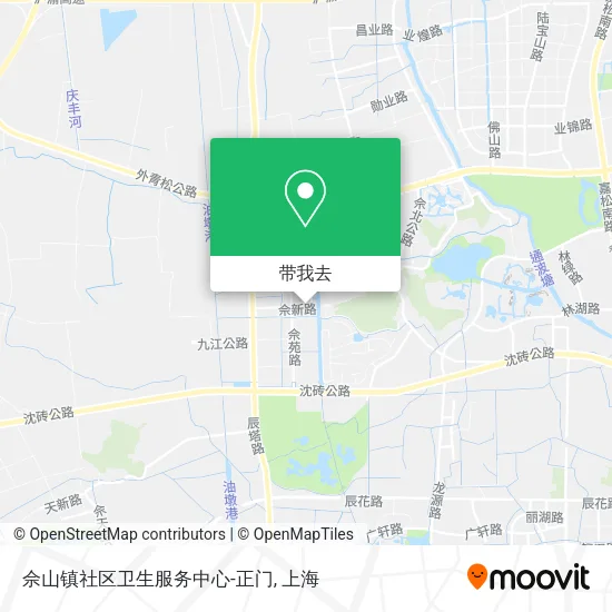 佘山镇社区卫生服务中心-正门地图