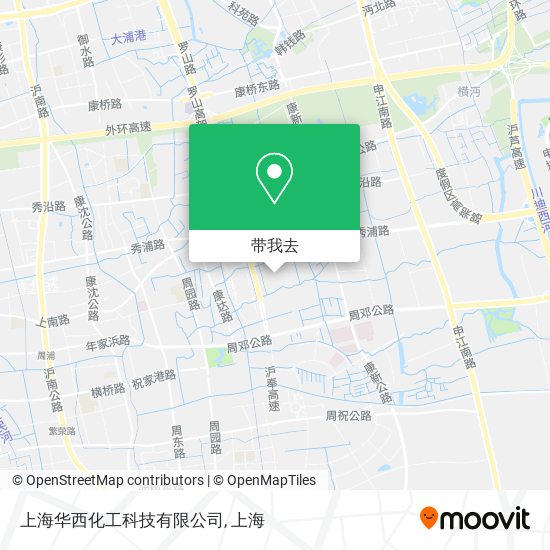 上海华西化工科技有限公司地图