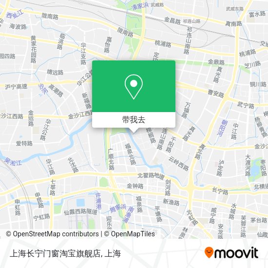 上海长宁门窗淘宝旗舰店地图
