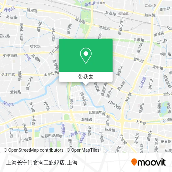 上海长宁门窗淘宝旗舰店地图