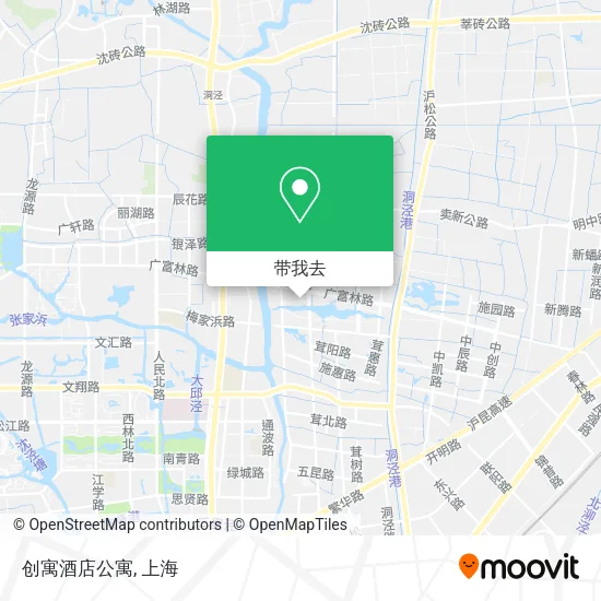 创寓酒店公寓地图