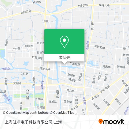 上海驻净电子科技有限公司地图