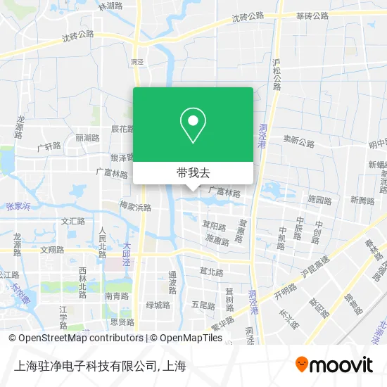 上海驻净电子科技有限公司地图