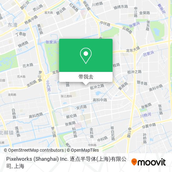 Pixelworks (Shanghai) Inc. 逐点半导体(上海)有限公司地图