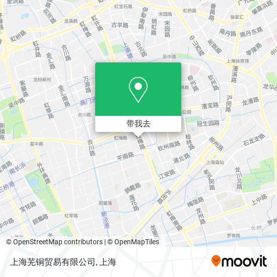上海芜铜贸易有限公司地图