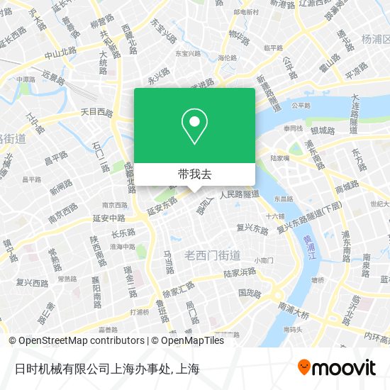 日时机械有限公司上海办事处地图
