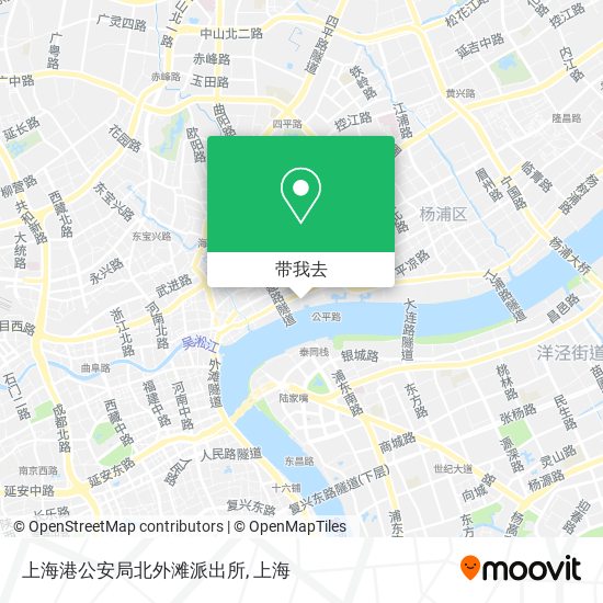 上海港公安局北外滩派出所地图