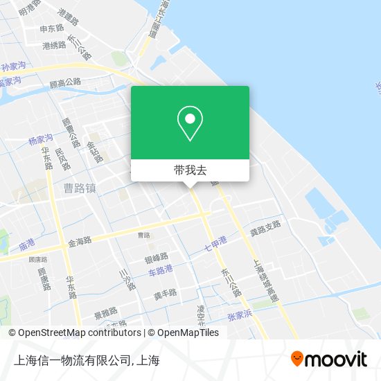 上海信一物流有限公司地图