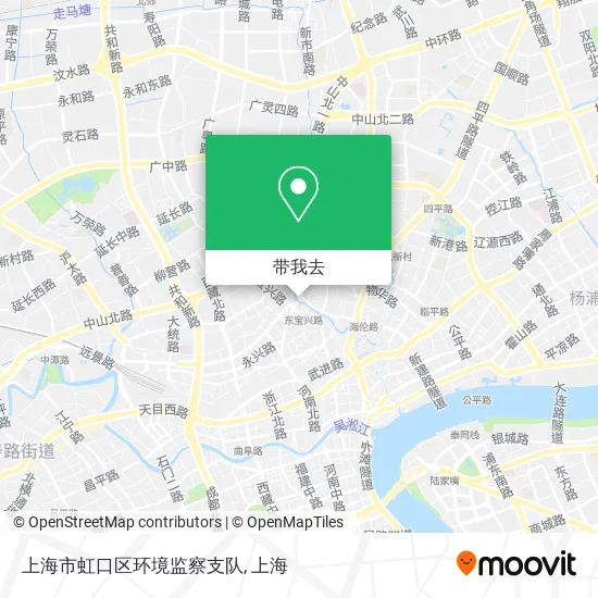 上海市虹口区环境监察支队地图