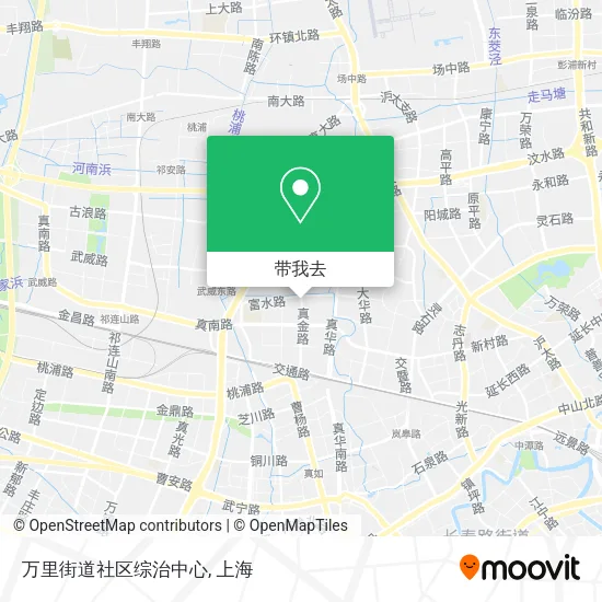 万里街道社区综治中心地图