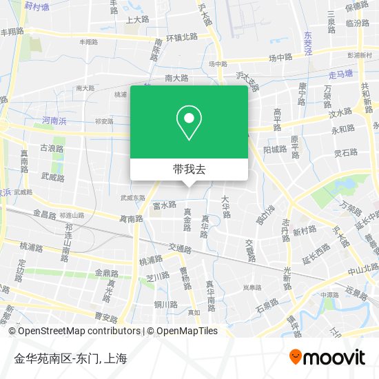 金华苑南区-东门地图
