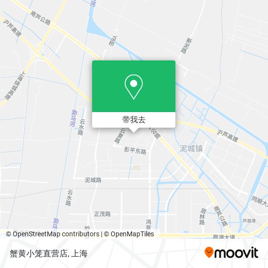 蟹黄小笼直营店地图