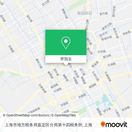 上海市地方税务局嘉定区分局第十四税务所地图