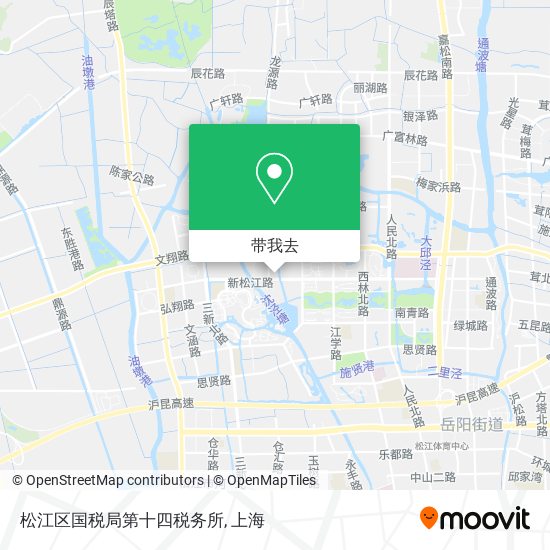 松江区国税局第十四税务所地图