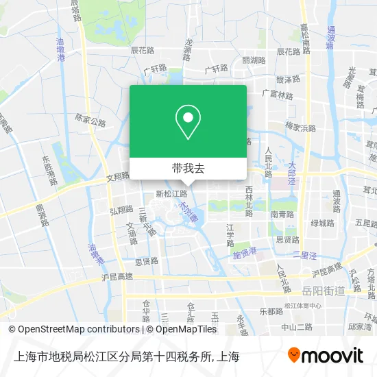 上海市地税局松江区分局第十四税务所地图