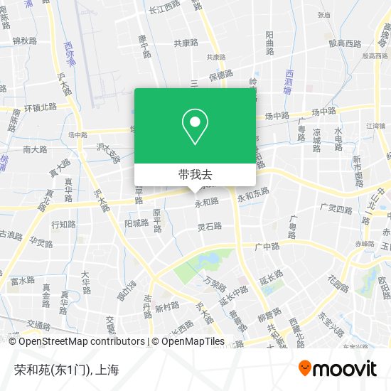 荣和苑(东1门)地图