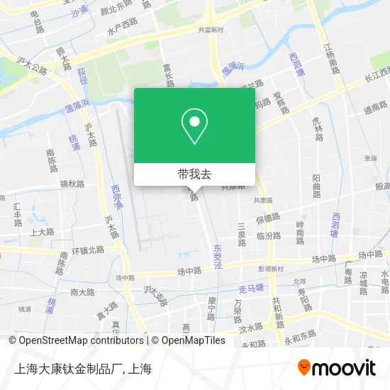 上海大康钛金制品厂地图