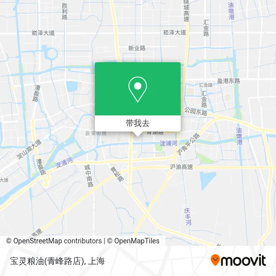 宝灵粮油(青峰路店)地图