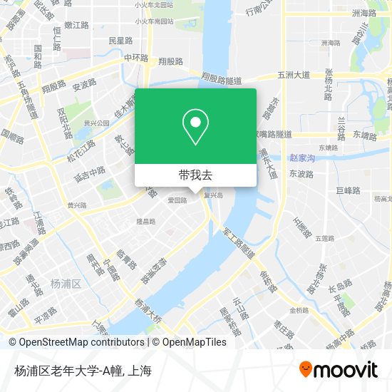 杨浦区老年大学-A幢地图