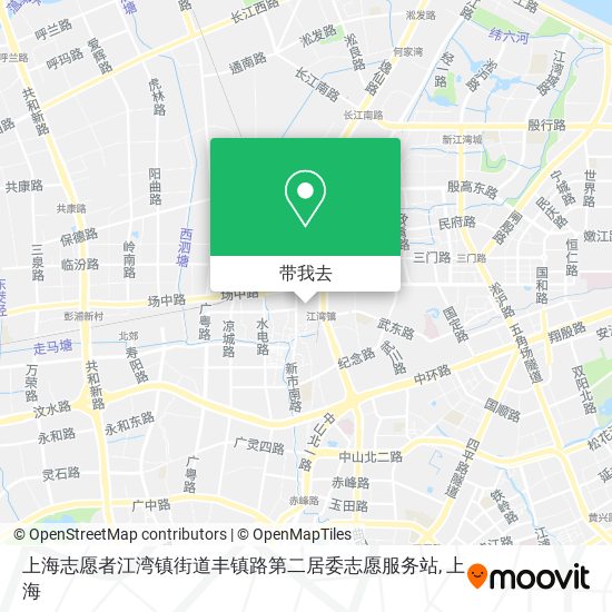 上海志愿者江湾镇街道丰镇路第二居委志愿服务站地图
