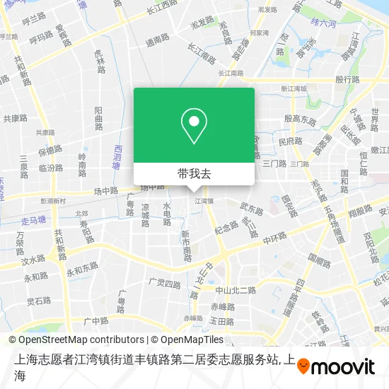 上海志愿者江湾镇街道丰镇路第二居委志愿服务站地图