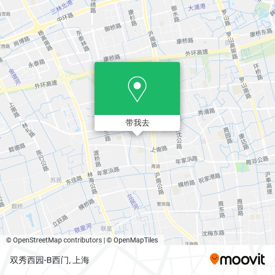 双秀西园-B西门地图