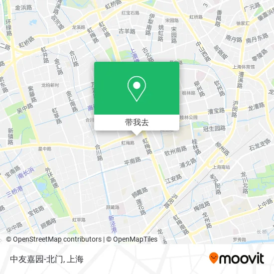 中友嘉园-北门地图